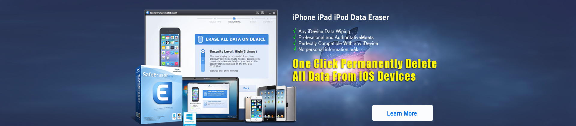 iPhone iPad iPod Data Eraser