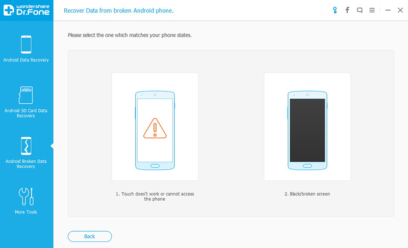 restore file on samsung with black screen