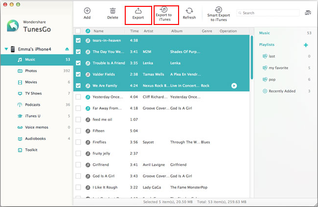 transfer data from one iOS device to another