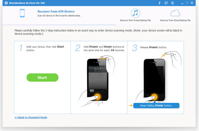 recover iphone data restore factory setting