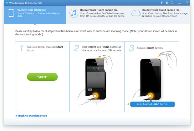 scan and restore data on iPhone 6 plus