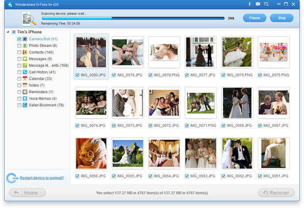 restore iphone messages