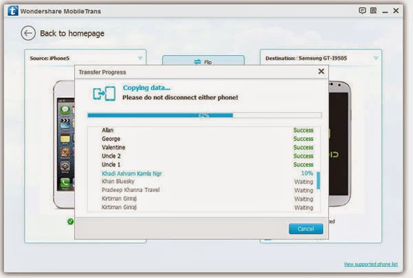 transfer iPhone data to iPhone 6
